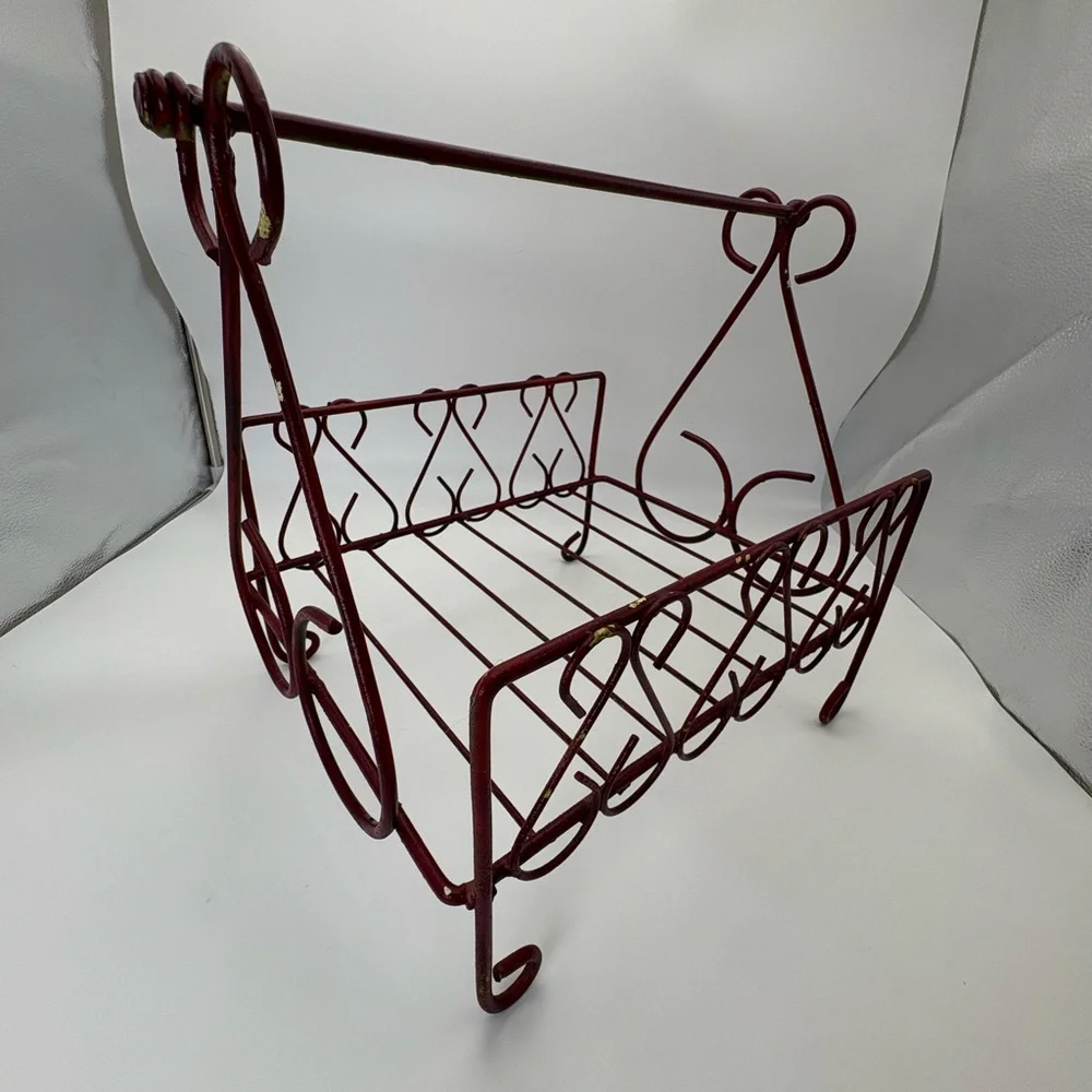 MCM Iron and Metal Magazine or Record Rack